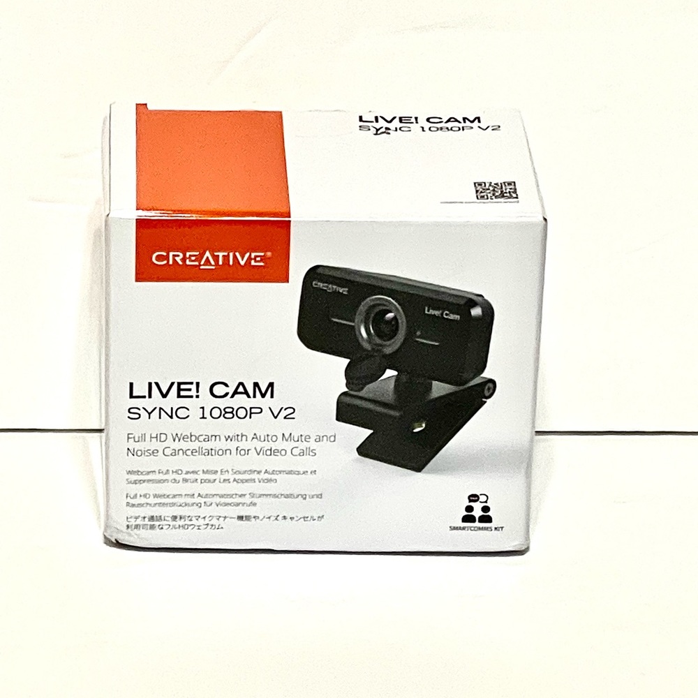 Creative Live! Cam Sync 1080p V2 Webcam - 30 fps - Dual Mic - Black - USB 2.0